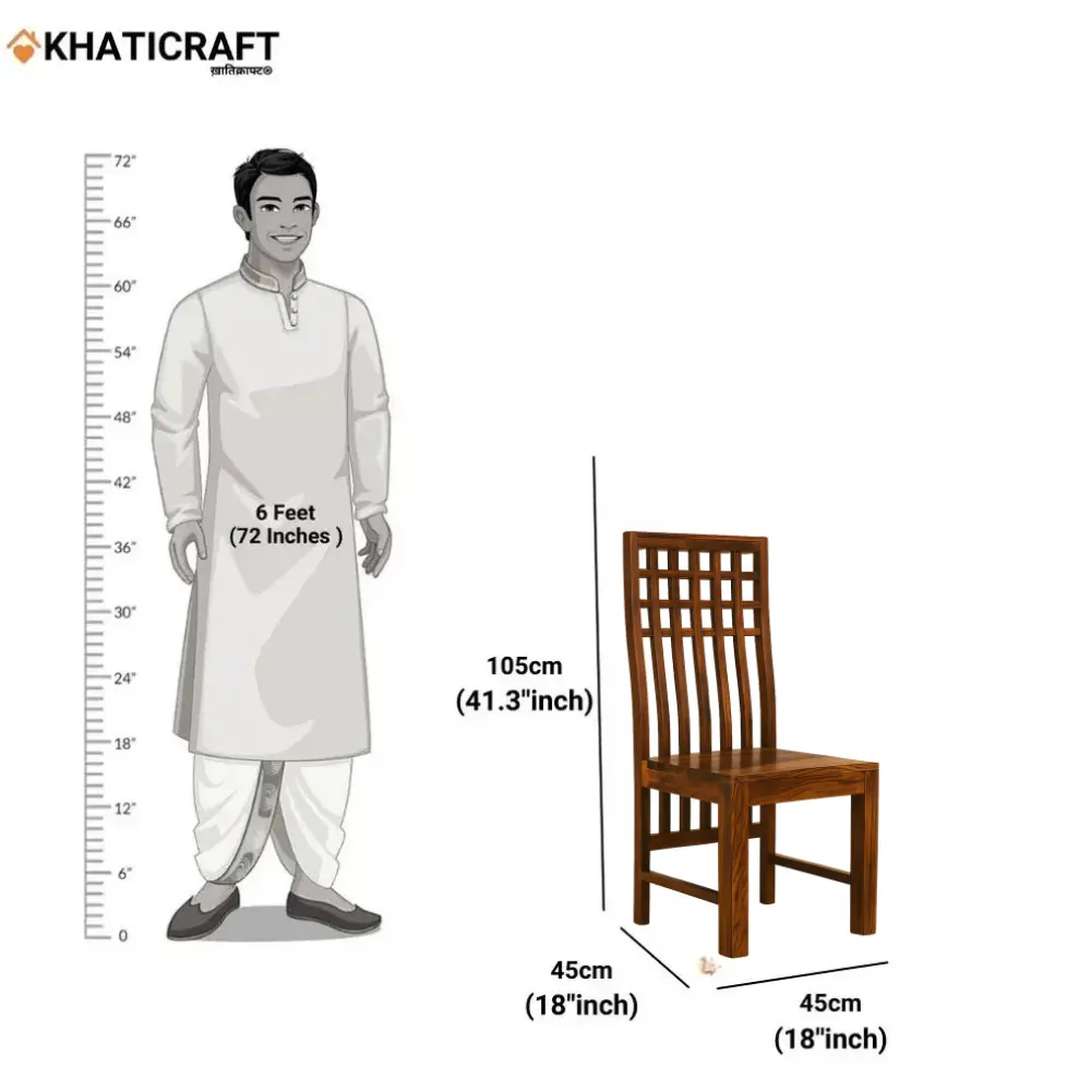 Chavi Sheesham Wood Chairs Set Of 2