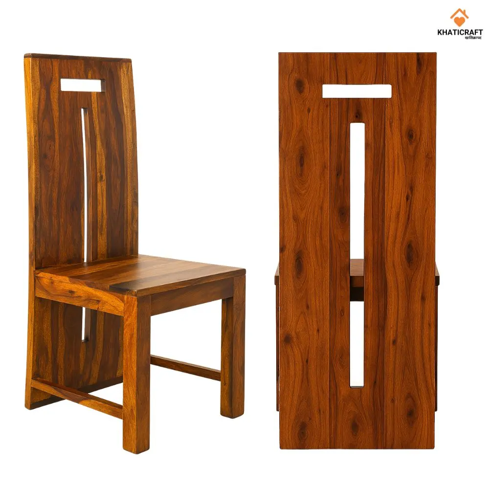 Tika Sheesham Wood Chairs Set Of 2