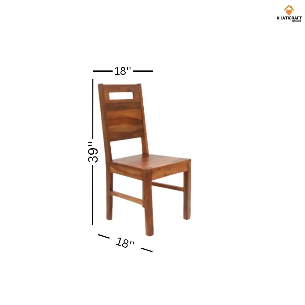 Niru Sheesham Wood Chairs Set Of 2