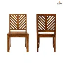 Antara Sheesham Wood Chairs Set Of 2