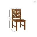 Antara Sheesham Wood Chairs Set Of 2