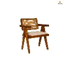 Rukm Armrest Sheesham Wood Chairs Set Of 2