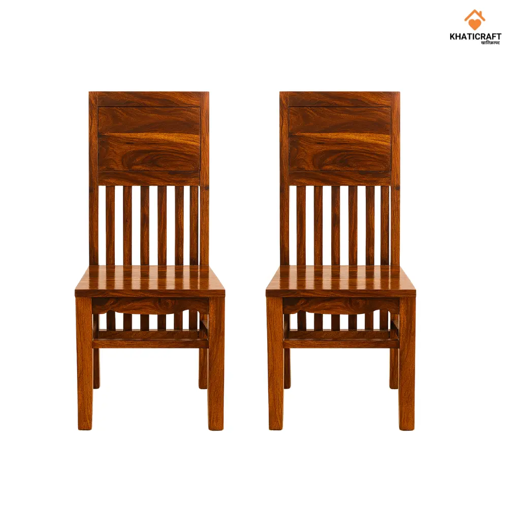 Stupa Sheesham Wood Chairs Set Of 2