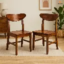 Kian Sheesham Wood Chairs Set Of 2