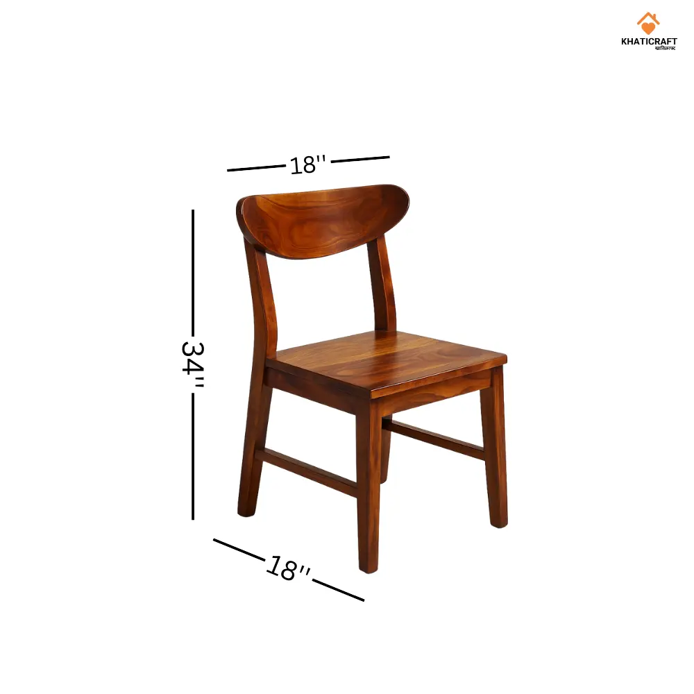 Kian Sheesham Wood Chairs Set Of 2