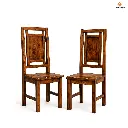 Niwar Sheesham Wood Chairs Set Of 2