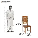Niwar Sheesham Wood Chairs Set Of 2