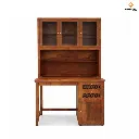 Mira Study Table with Bookshelf