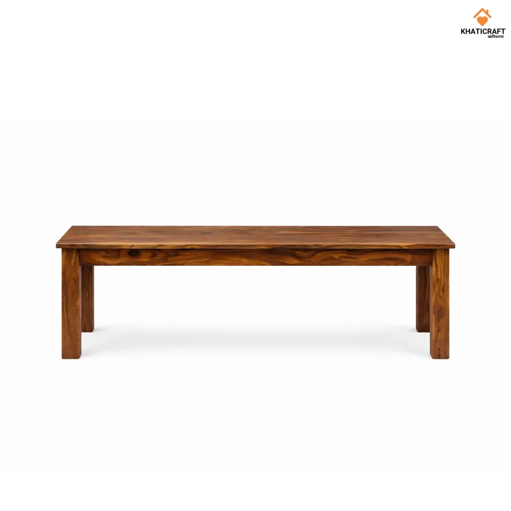 Hina Solid Sheesham Wood Bench