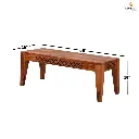 Mira Solid Sheesham Wood Bench