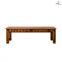 Stupa Solid Sheesham Wood Bench