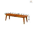 Kian Solid Sheesham Wood Bench
