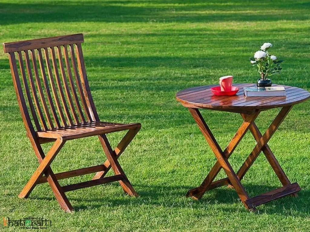 Vipa Solid Wood Sheesham Folding Chair by Khaticraft (2).webp