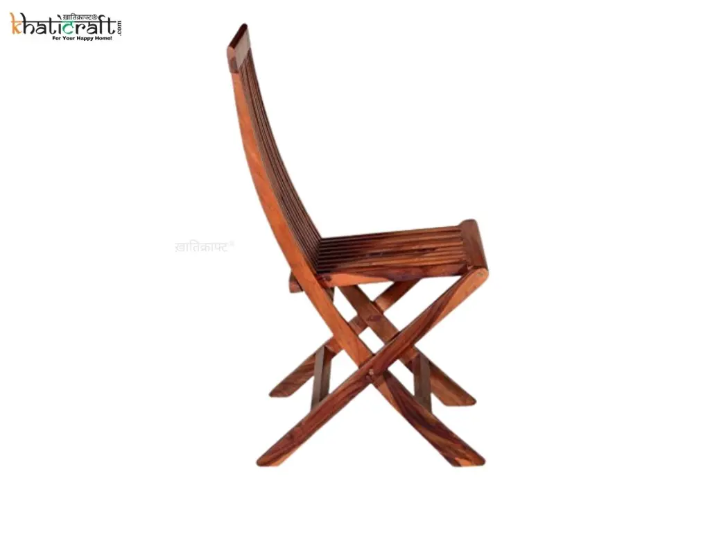 Vipa Solid Wood Sheesham Folding Chair by Khaticraft (4).webp