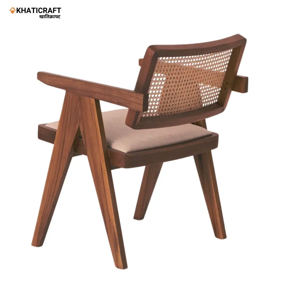 Rukm Armrest Chair in solid wood sheesham by khaticraft (2).webp