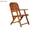 Vina Solid Wood Sheesham Folding Chair by Khaticraft (1).webp