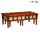 Chitra Nested Coffee Table Set of 3(1+2)