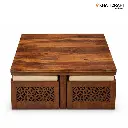 Mira Nested Coffee Table Set of 5(1+4) by khaticraft