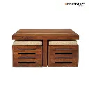 Ulka nested 1+4 Coffee Table By Khaticraft
