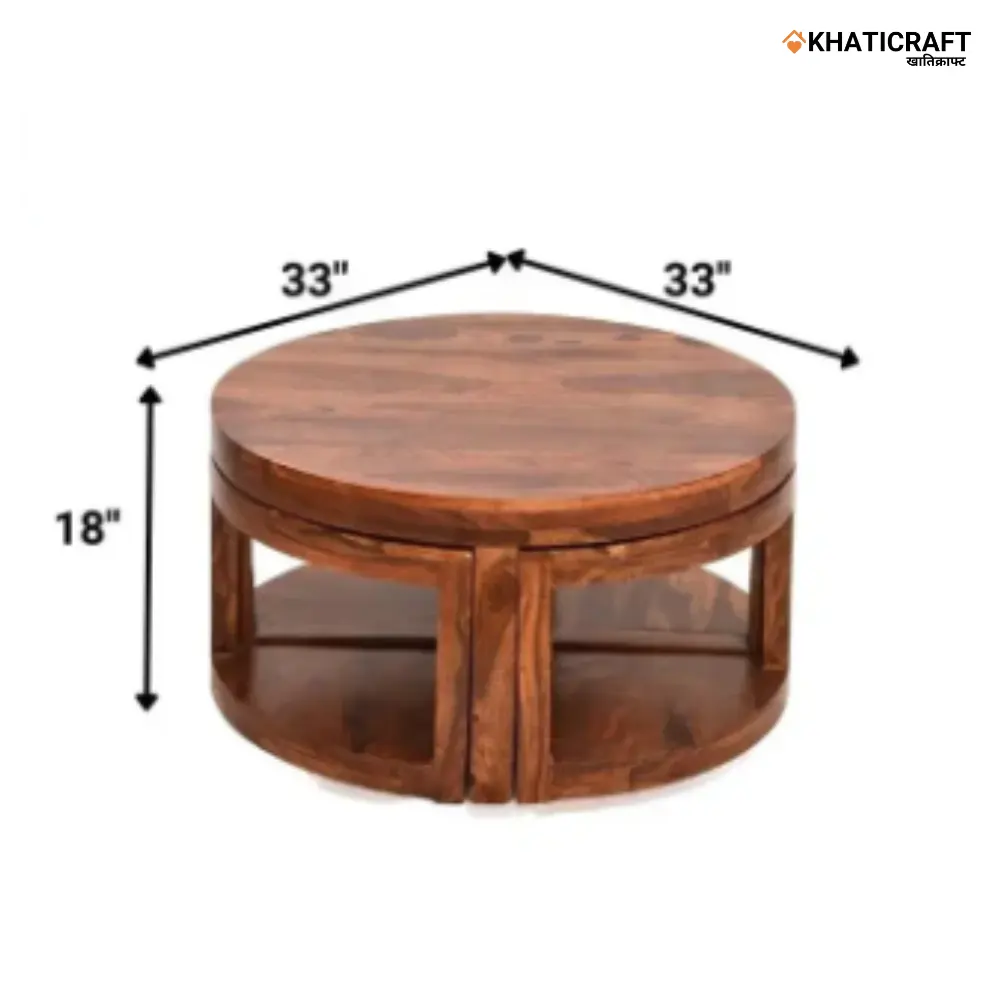 Chakra Nested 1+4 Coffee Table by khaticraft (4).webp