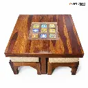 Chitra Nested 1+4 Coffee Table by khaticraft (6).webp