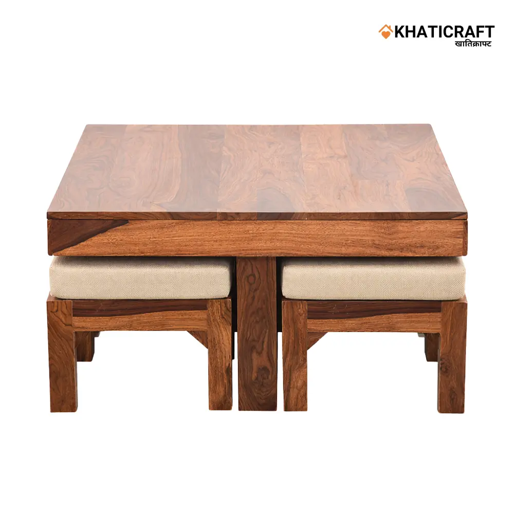 Sara Nested Coffee Table 1+4 with Cushion Top  (8).webp