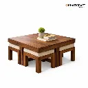 Sara Nested Coffee Table 1+4 with Cushion Top  (5).webp