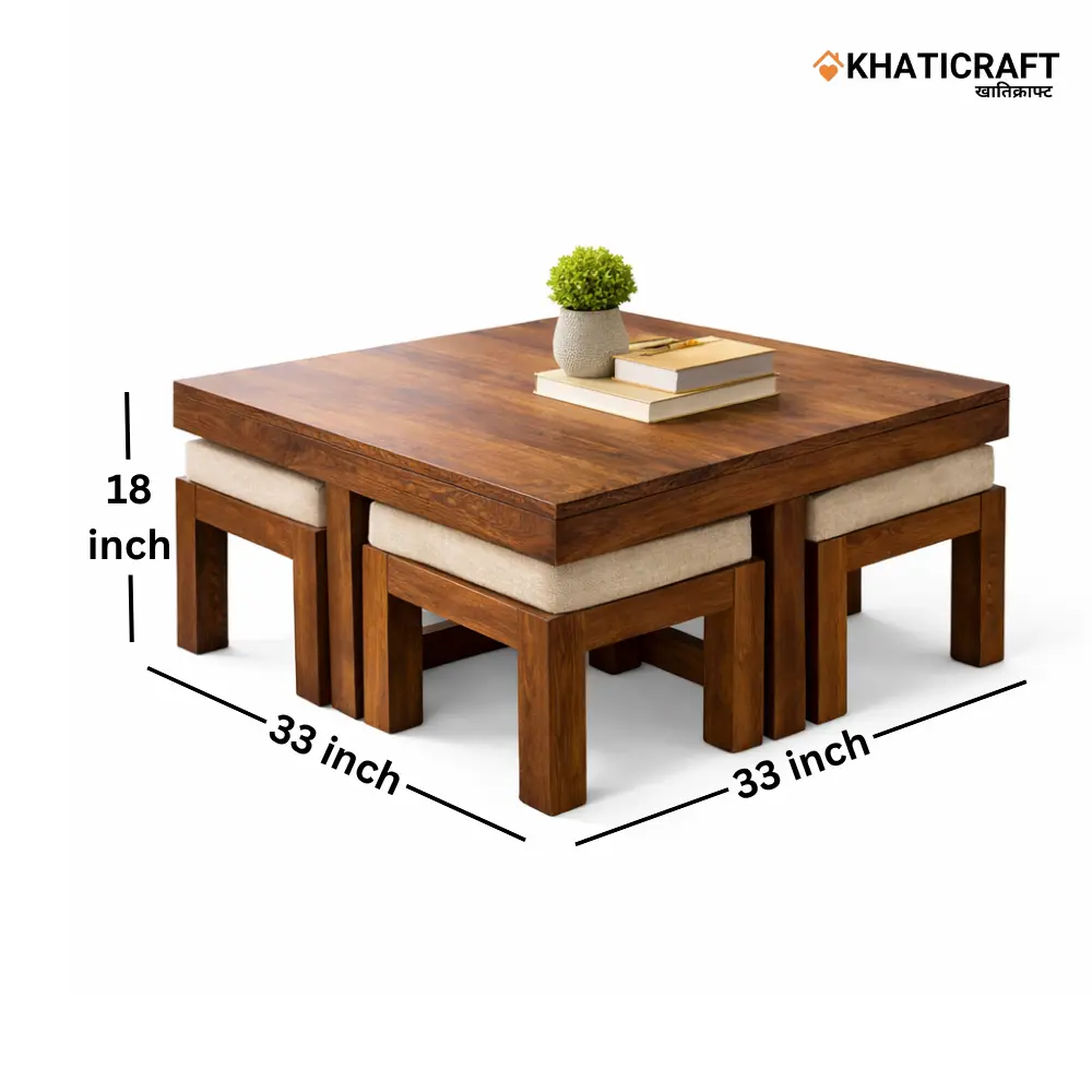 Sara Nested Coffee Table 1+4 with Cushion Top  (6).webp