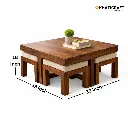 Sara Nested Coffee Table 1+4 with Cushion Top  (6).webp