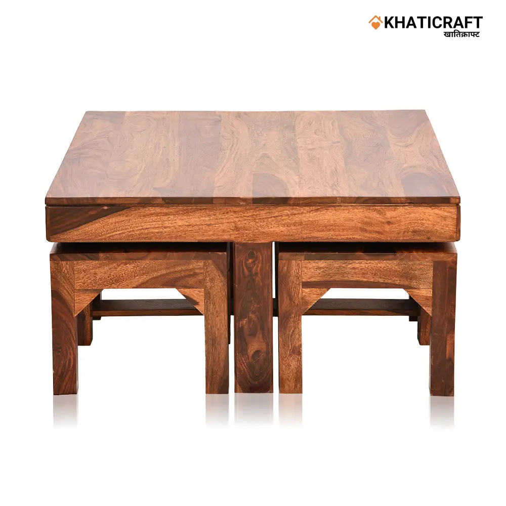 Sara Solid Top Nested Table Set of 5(1+4)