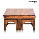 Sara Solid Top Nested Table Set of 5(1+4)