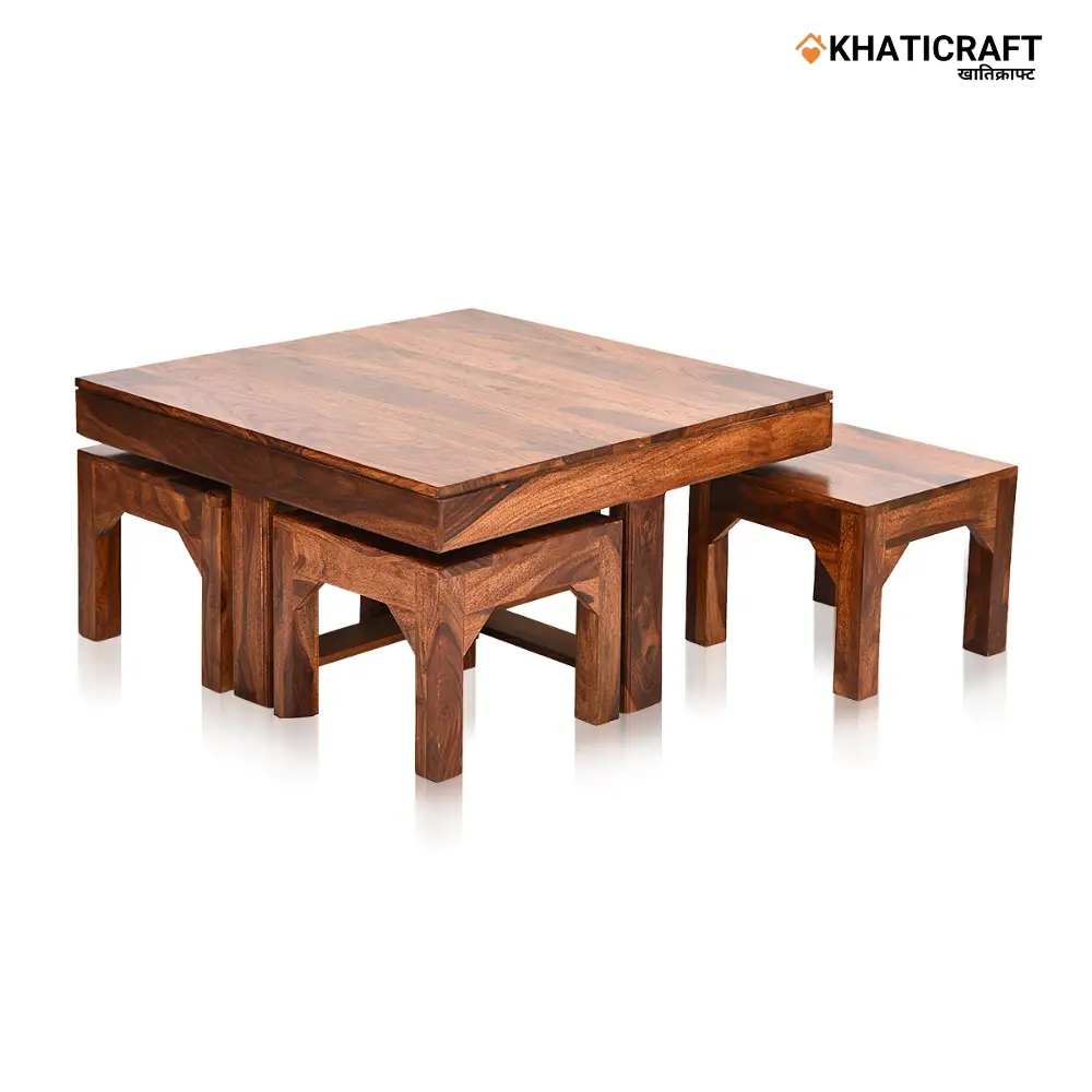 Sara Solid Top Nested Table Set of 5(1+4)