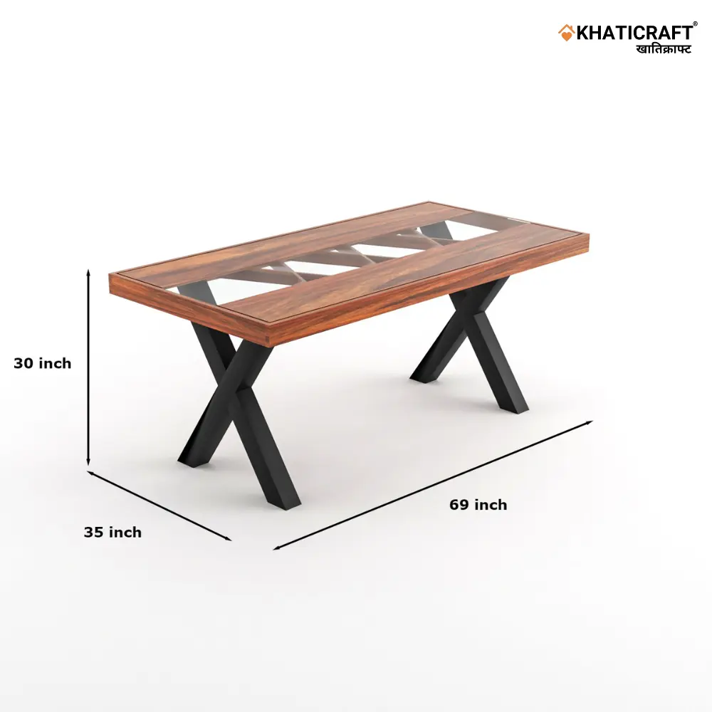 Akira 6 seater Dining Table with Glass 8.webp