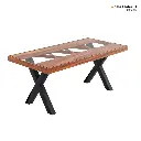 Akira 6 seater Dining Table with Glass 4.webp