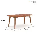 Kian 6 seater Dining Table 5ft.webp