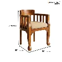Usha Armrest Chair with Cushion 8.webp