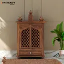 Ira Solid Wood Sheesham Temple-1