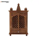 Ira Solid Wood Sheesham Temple-5