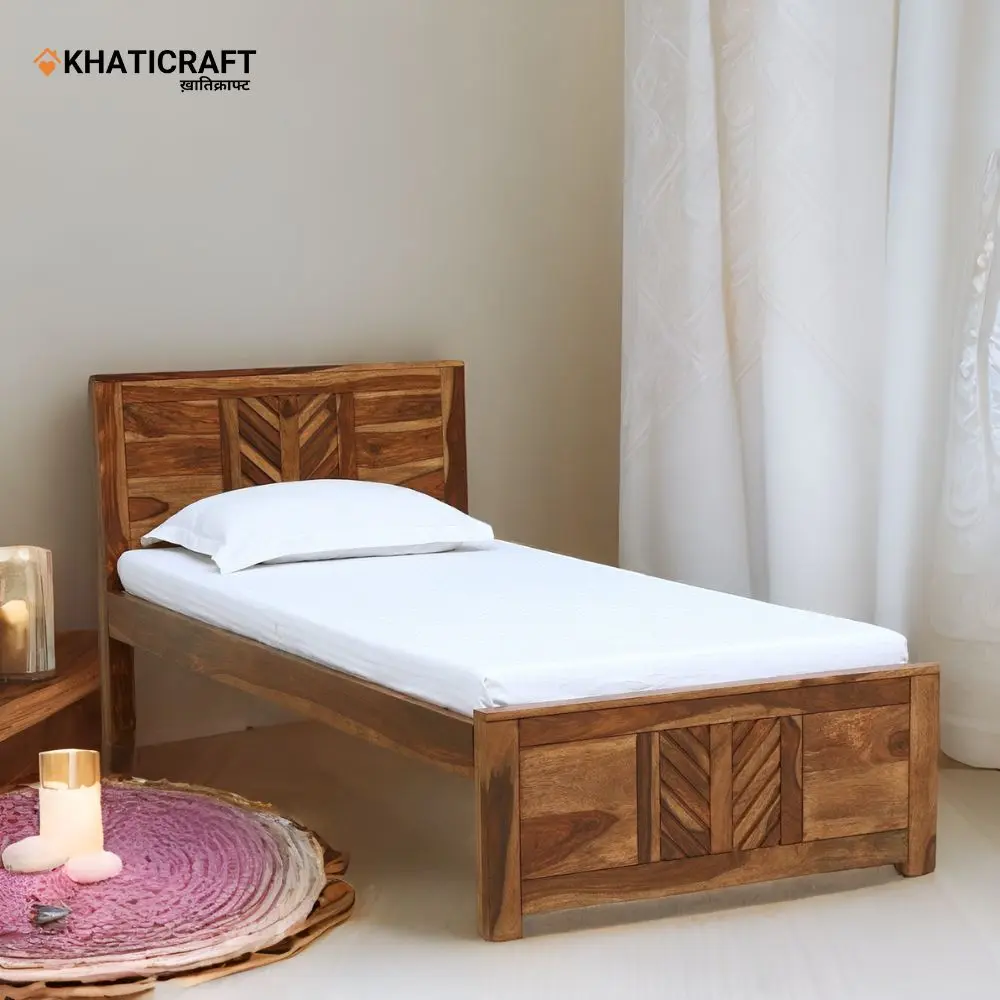 Antara Solid Wood Single Bed