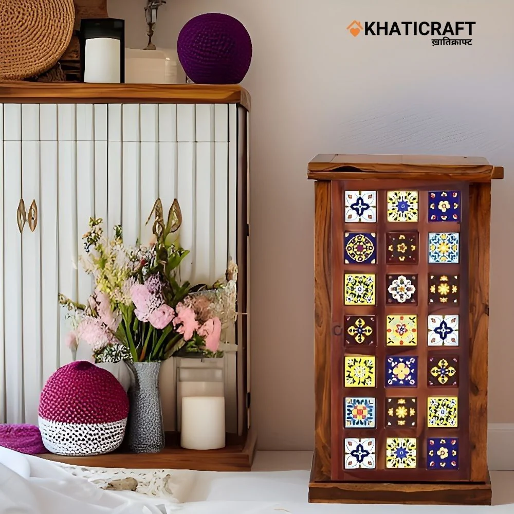 Chitra Single Door Bar Cabinet