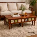 Chitra Nested Coffee Table Set of 3(1+2)