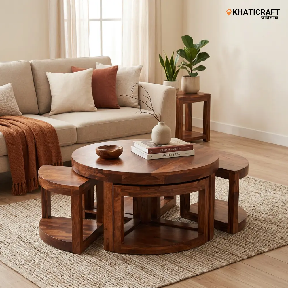 Chakra Nested Coffee Table Set of 5(1+4)