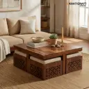 Mira Nested Coffee Table Set of 5(1+4)