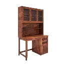Mira Study Table with Bookshelf