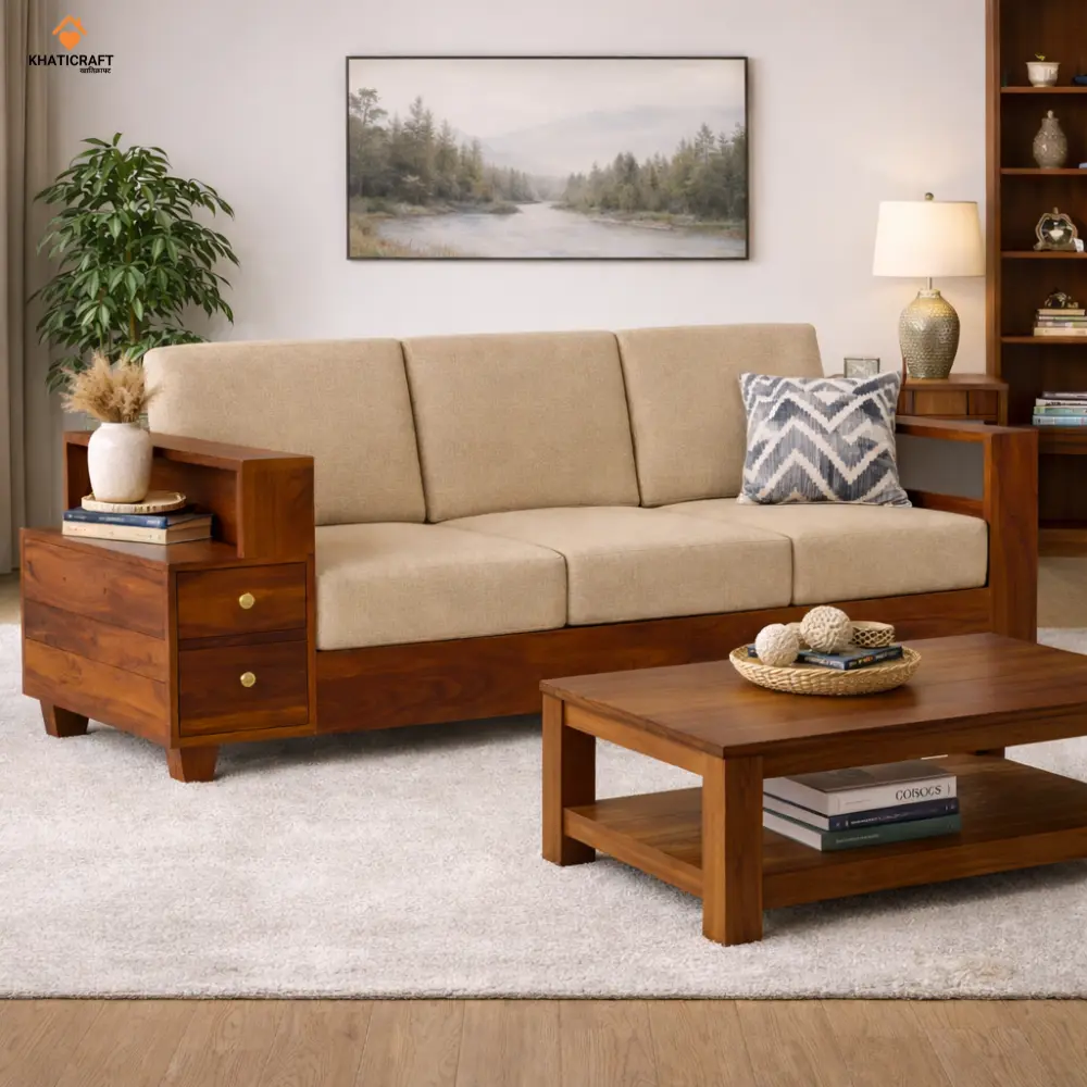 Leela 3 Seater Sofa