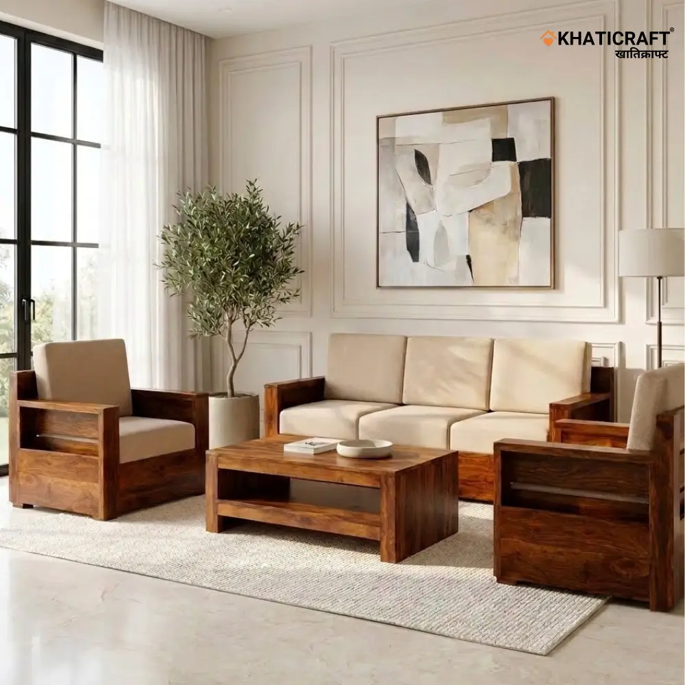 Tadoba 5 seater Sofa(3+1+1)