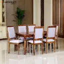 Kavya Kunj 6 Seater Solid Wood Sheesham Dining Set