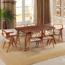 Kian Rukm 6 Seater Solid Wood Sheesham Dining Set