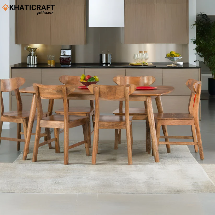 Kian 6 Seater Solid Wood Sheesham Dining Set