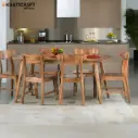 Kian 6 Seater Solid Wood Sheesham Dining Set